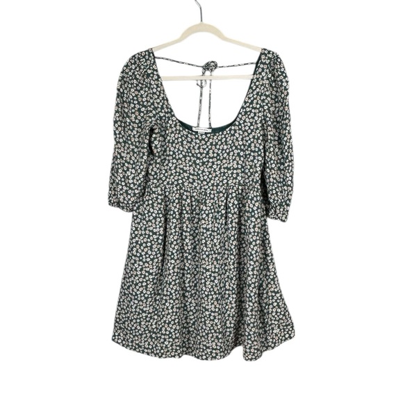 American Eagle Ditsy Floral Dress Size XS Cottage Prairie Peasant Country Beachy - Picture 2 of 6